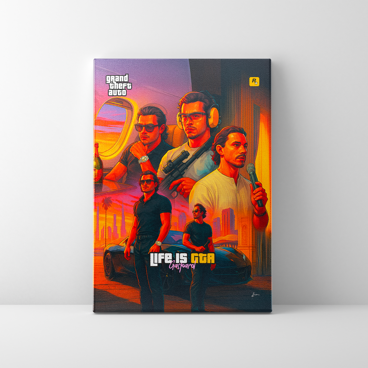 Toile personnalisée Style GTA