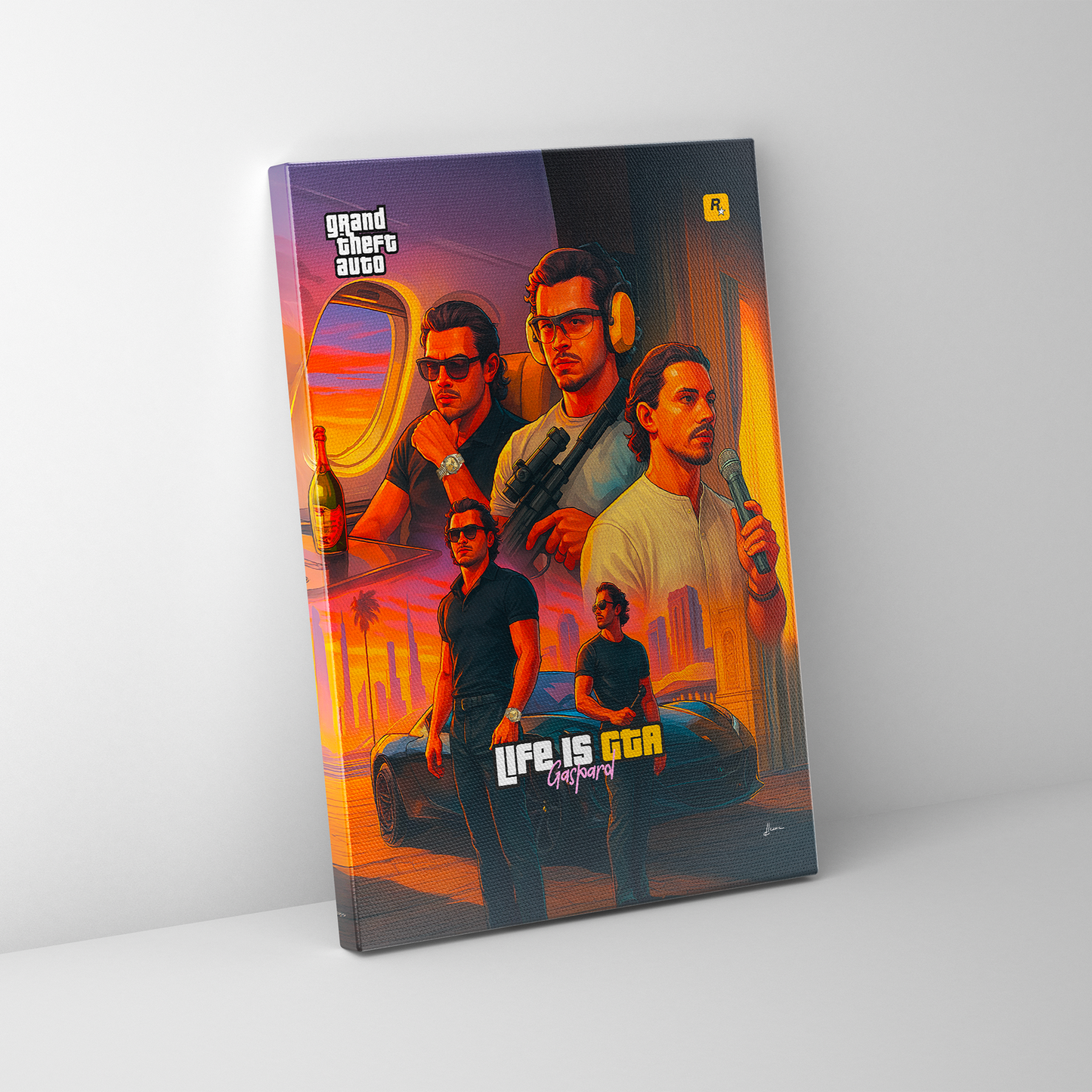Toile personnalisée Style GTA