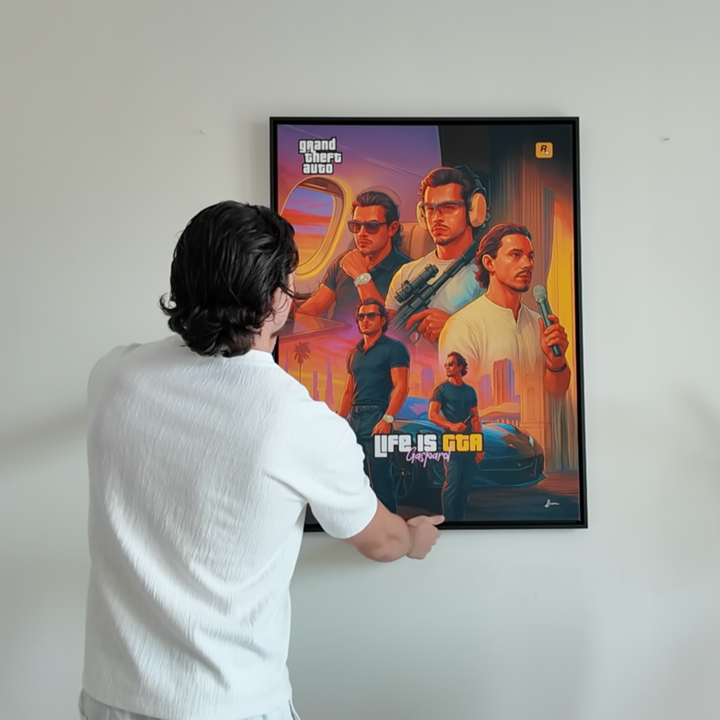 Toile personnalisée Style GTA