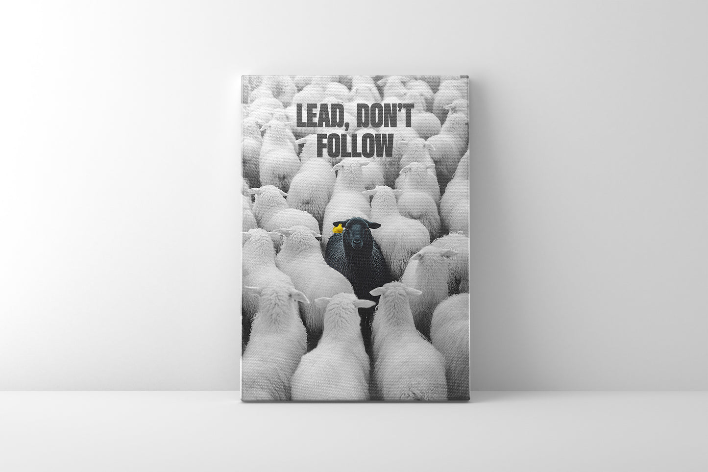 Lead, don't follow