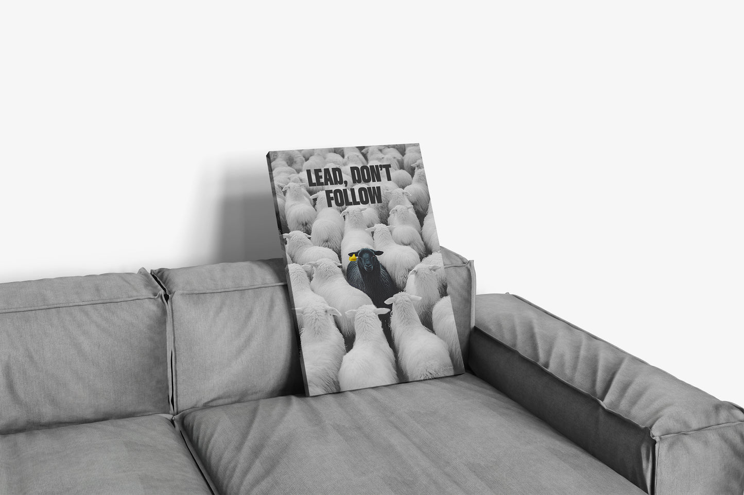 Lead, don't follow