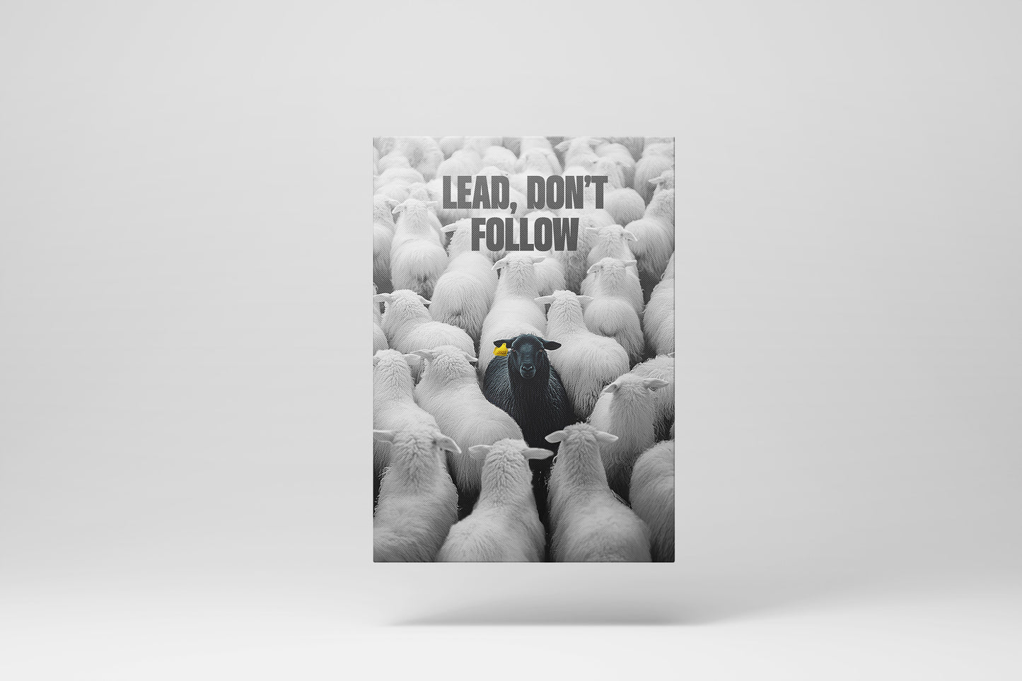 Lead, don't follow