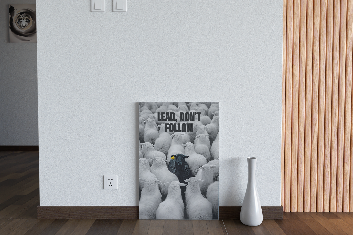 Lead, don't follow