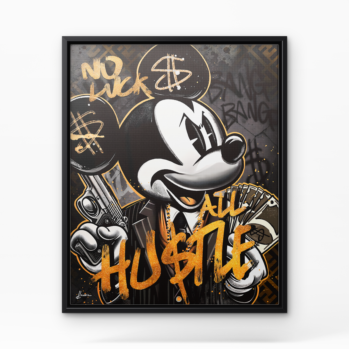 All Hustle, No Luck - Cadre noir