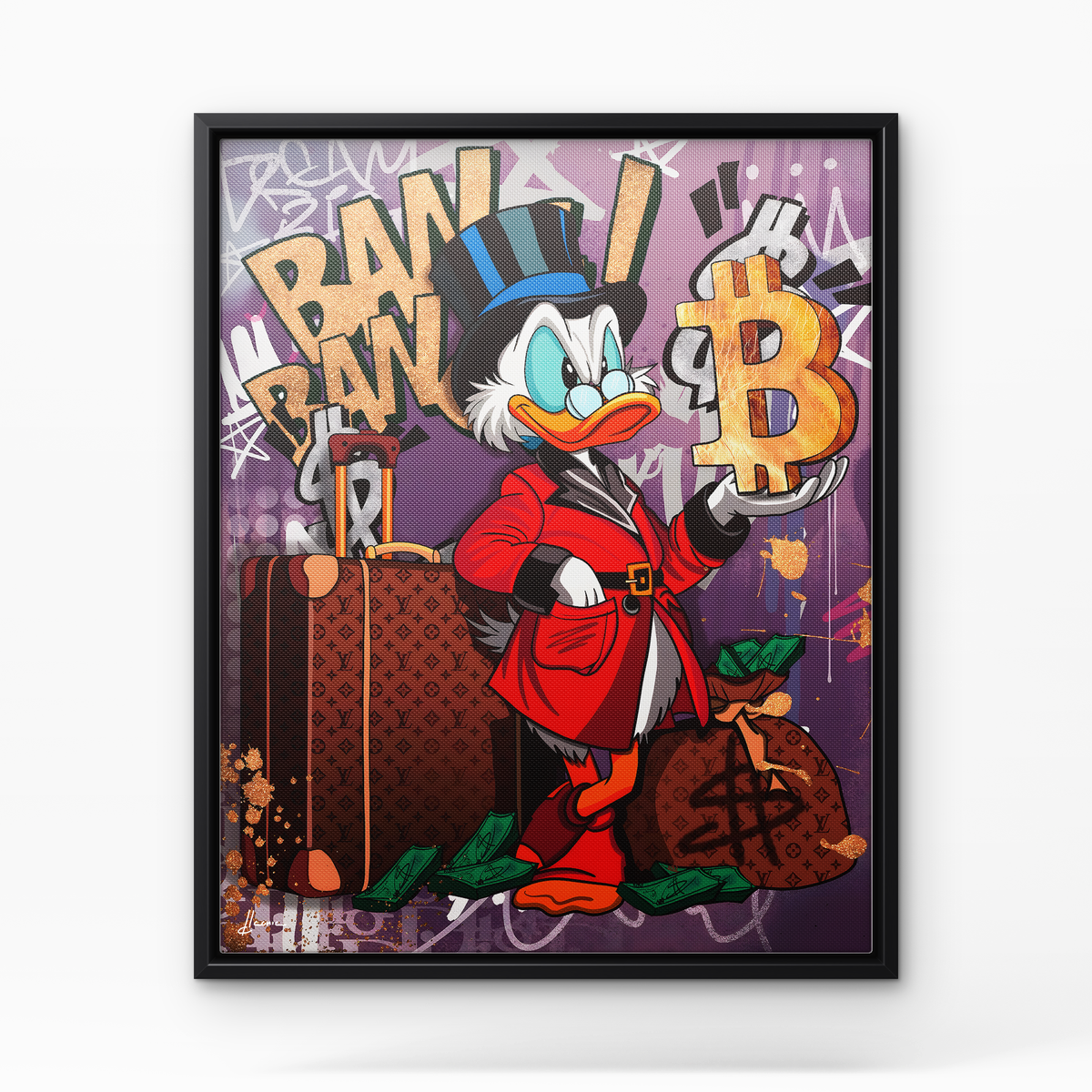 Bang Bang Bitcoin - Cadre noir