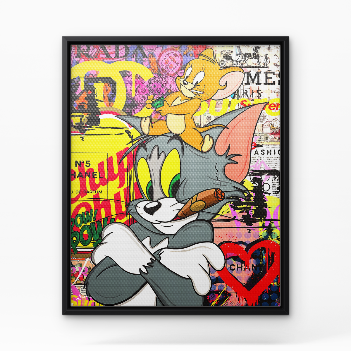 Cat & Mouse Couture - Cadre noir