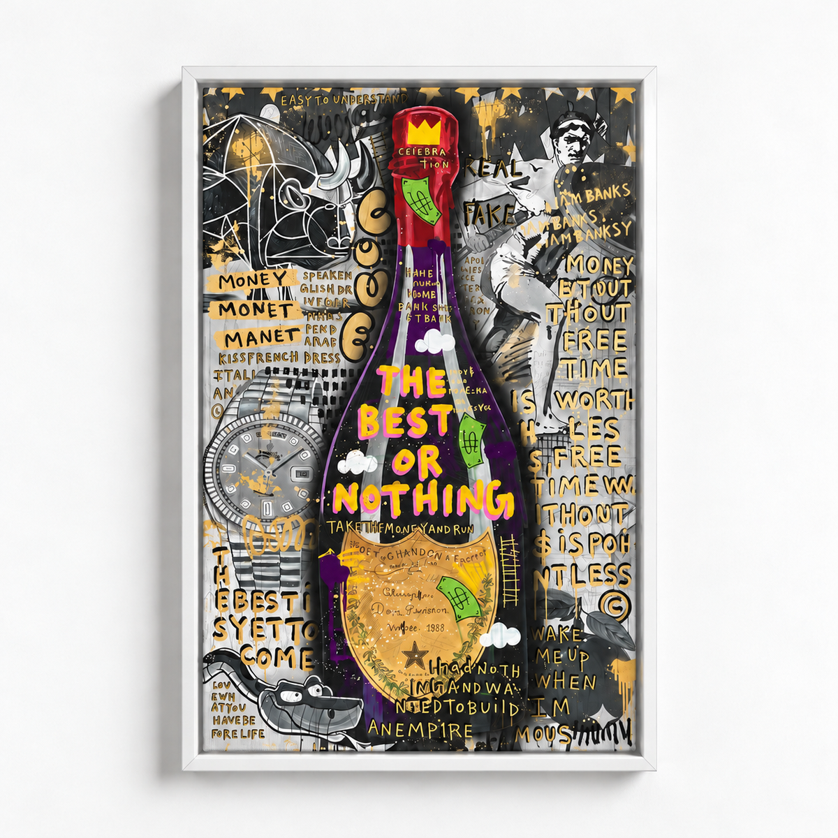 The Best or Nothing - Cadre Blanc
