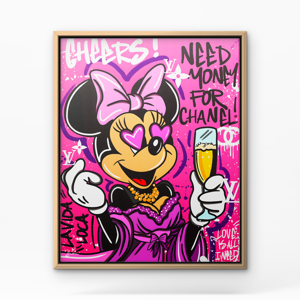 Cheers to Luxury - Cadre bois