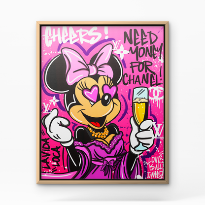 Cheers to Luxury - Cadre bois