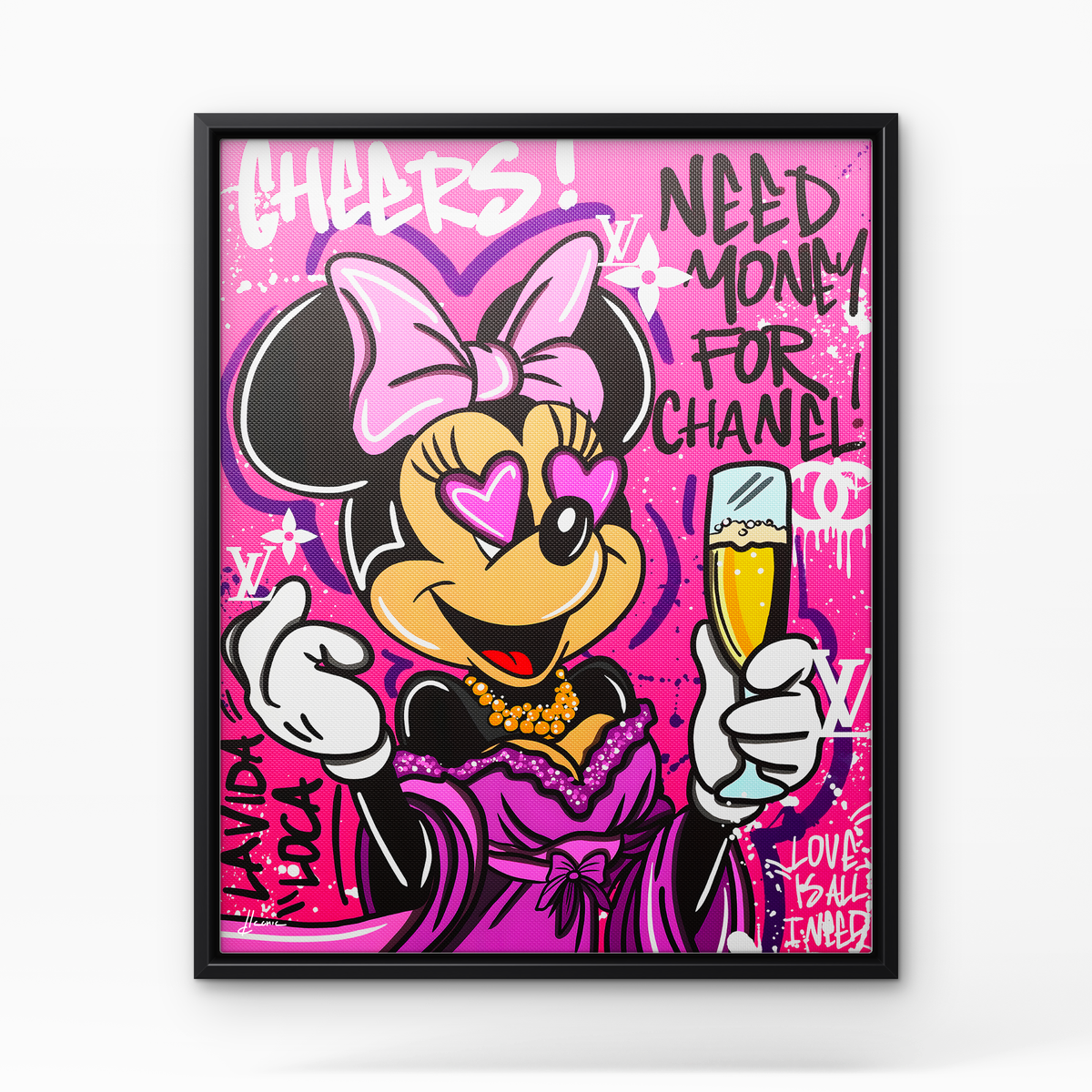 Cheers to Luxury - Cadre noir