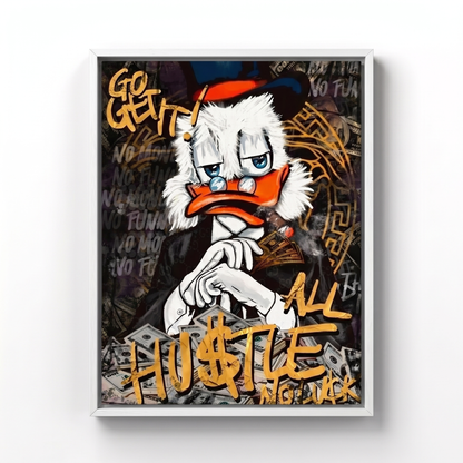 All Hustle - Cadre Blanc