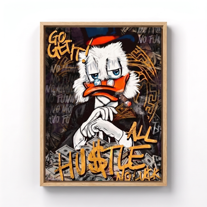 All Hustle - Cadre bois