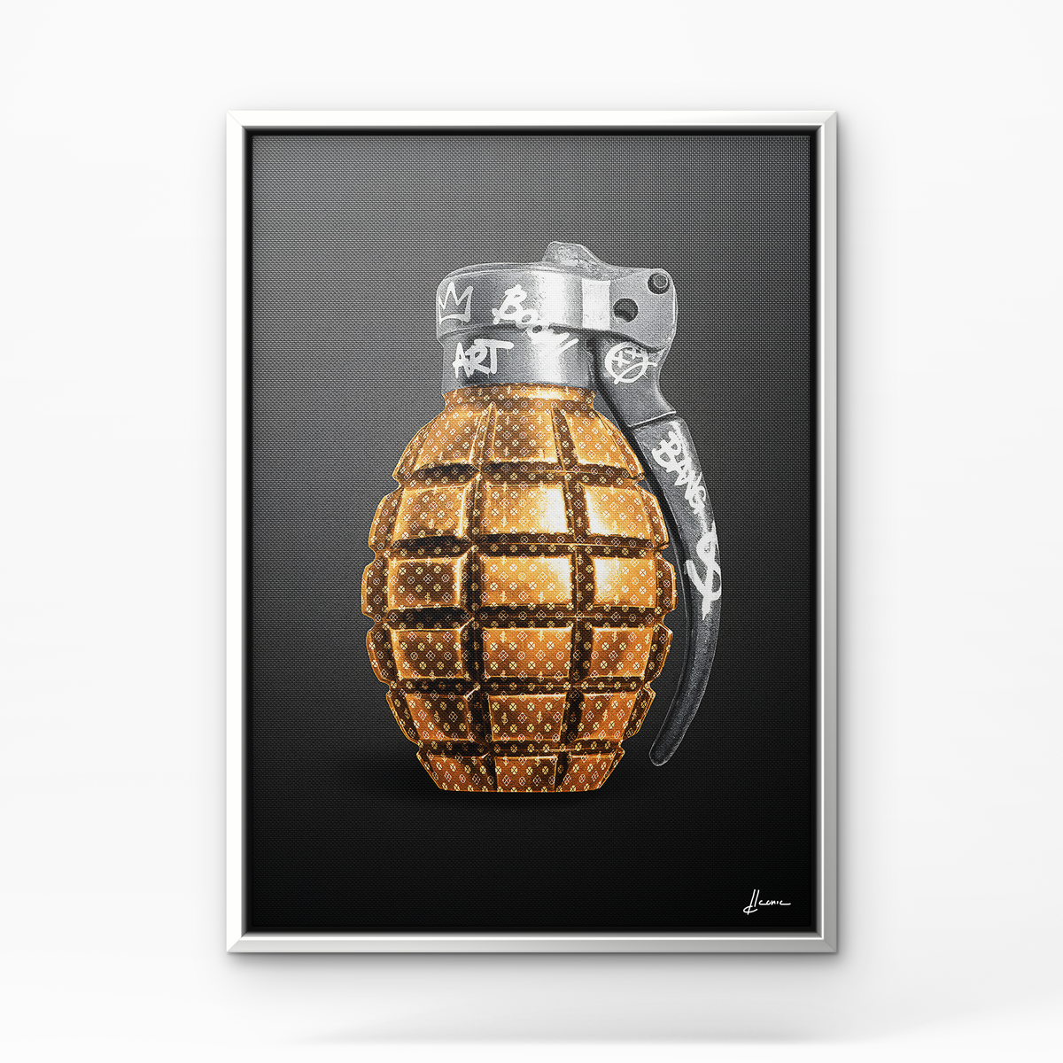 Luxury Grenade - Cadre Blanc