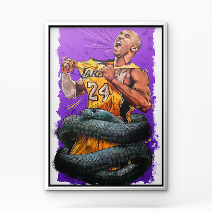 Mamba Mentality - Cadre Blanc