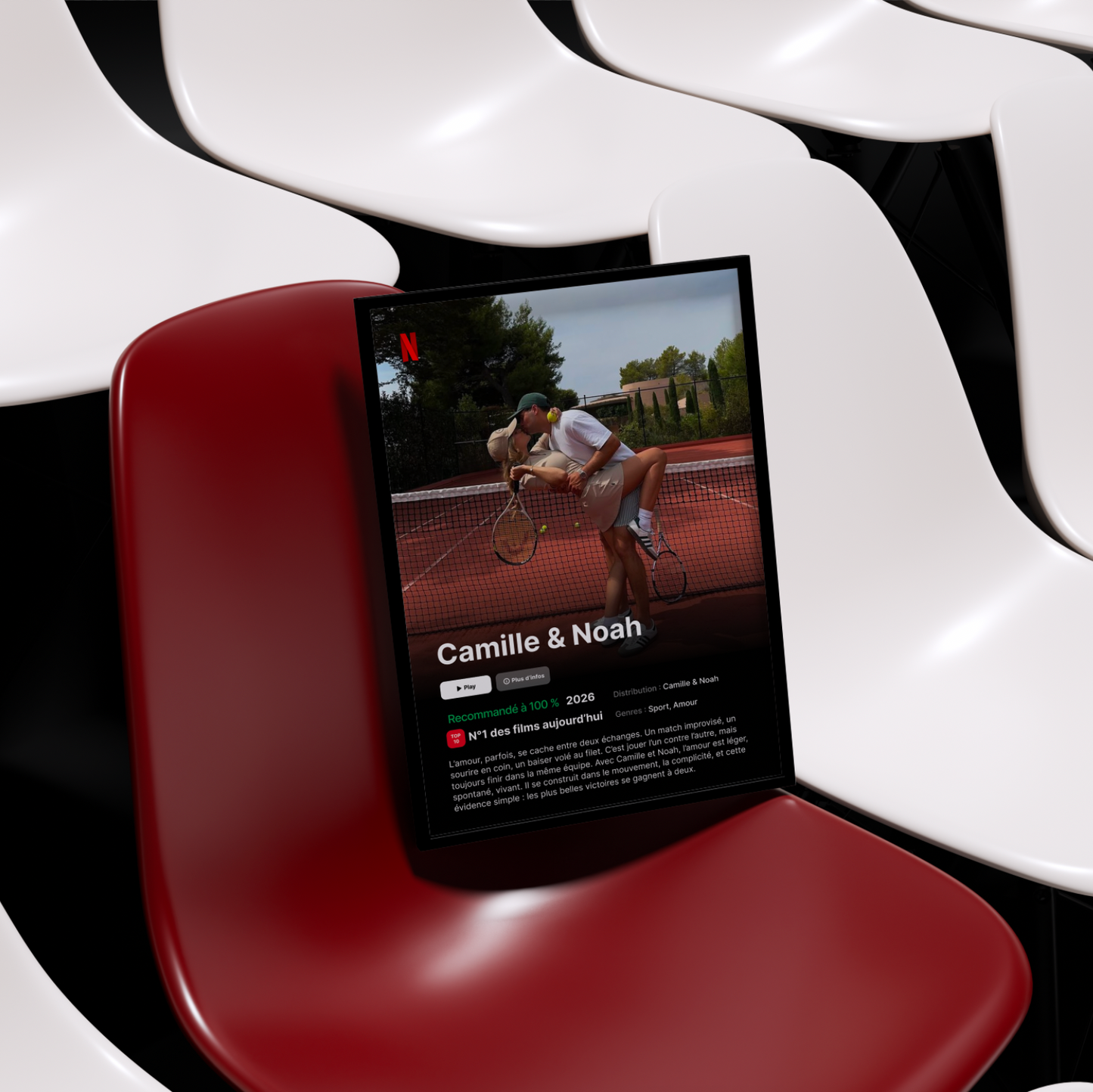 Cadre personnalisée film Netflix