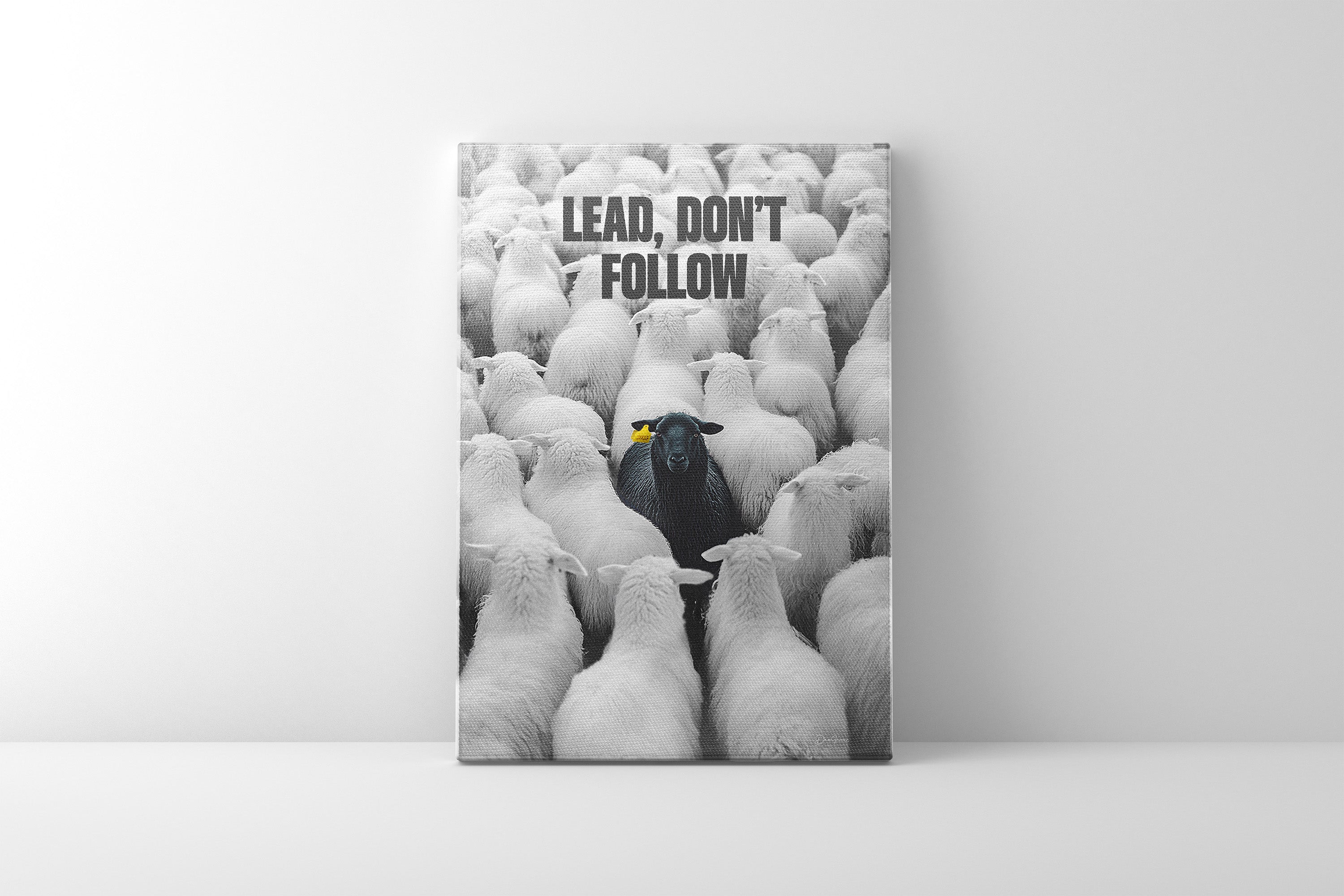 Lead, don't follow