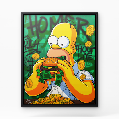 Money Burger - Cadre noir
