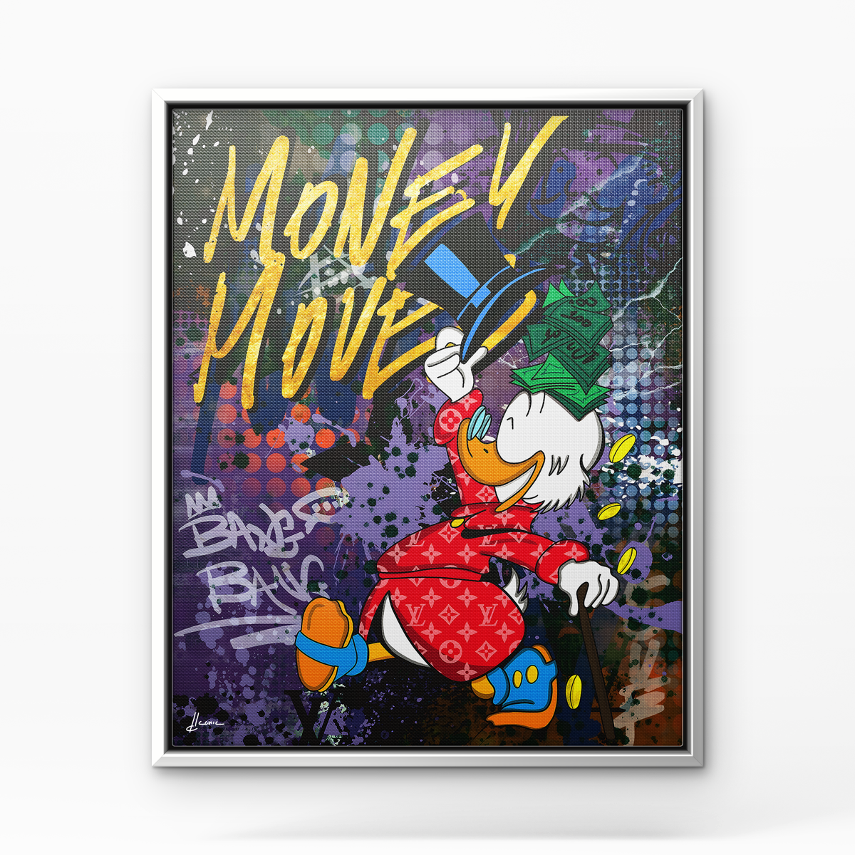 Money Moves - Cadre Blanc