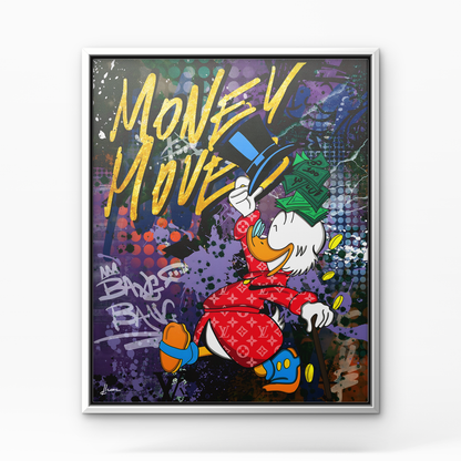 Money Moves - Cadre Blanc