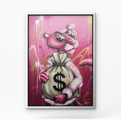 Pink Jackpot - Cadre Blanc