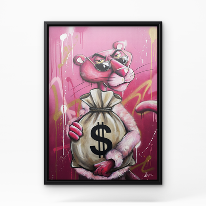 Pink Jackpot - Cadre noir
