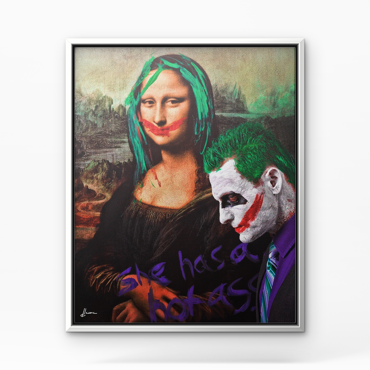 She Has a Joker - Cadre Blanc