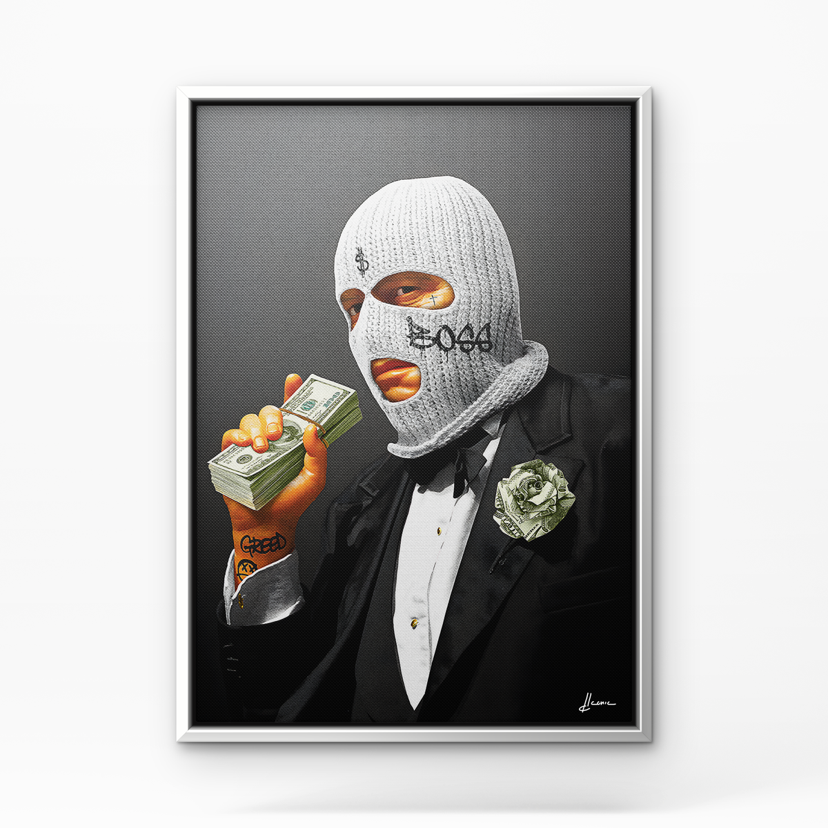 The Silent Boss - Cadre Blanc