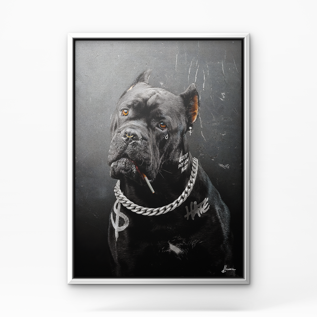 Top Dog - Cadre Blanc